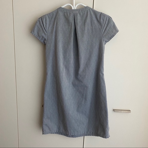 Urban Outfitters Blue Diamond Pattern Tunic Shirt Dress - Picture 4 of 4